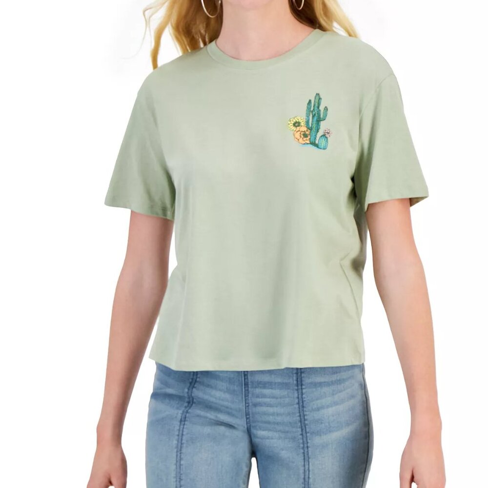 Rebellious One‎ Desert Dreamer Tee T-shirt Green Size XS